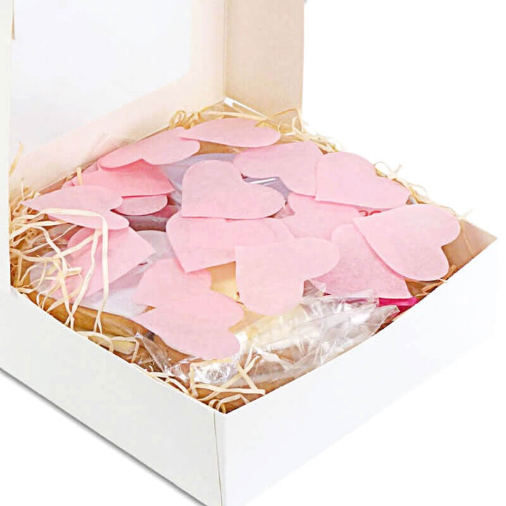 Biscuits coeurs à messages d'amour (12 pièces)