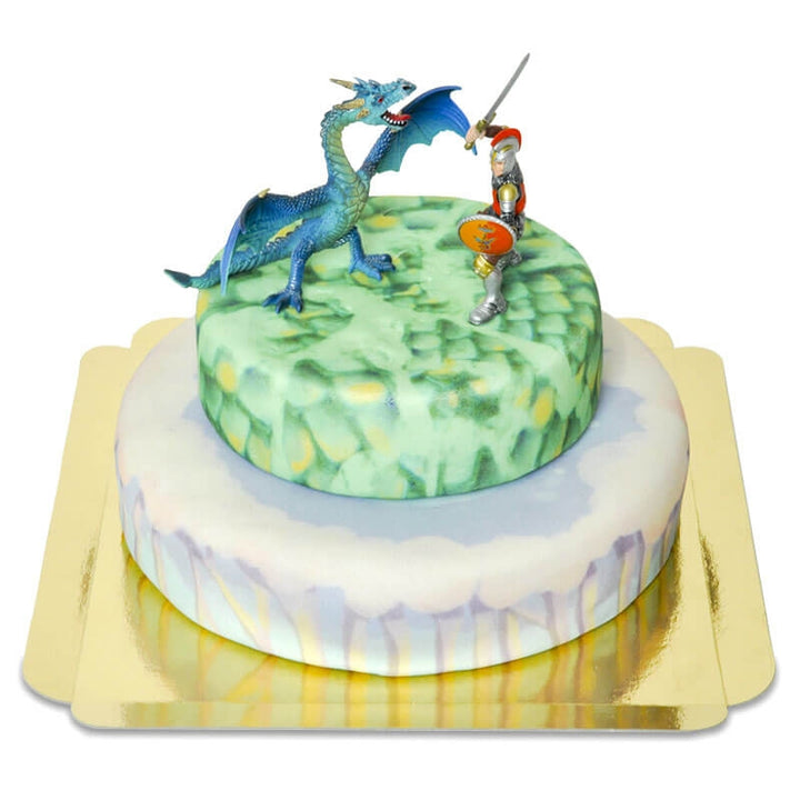 Gâteau Fantasy avec Figurine de Dragon®