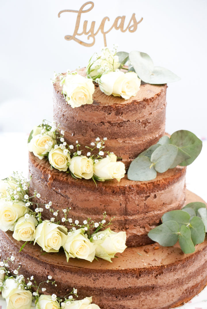 Naked Cake mariage au chocolat