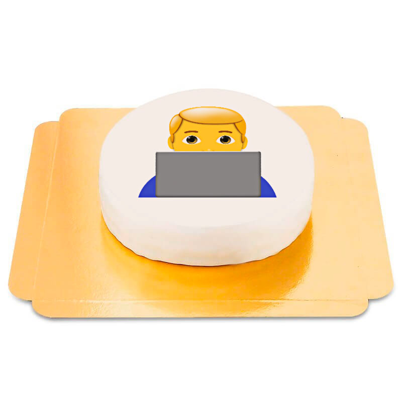 Gâteau Emoji informaticien