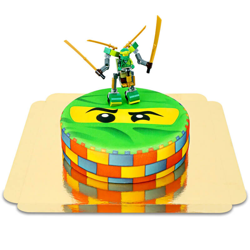 Lego® Lloyd® vert sur gâteau ninja