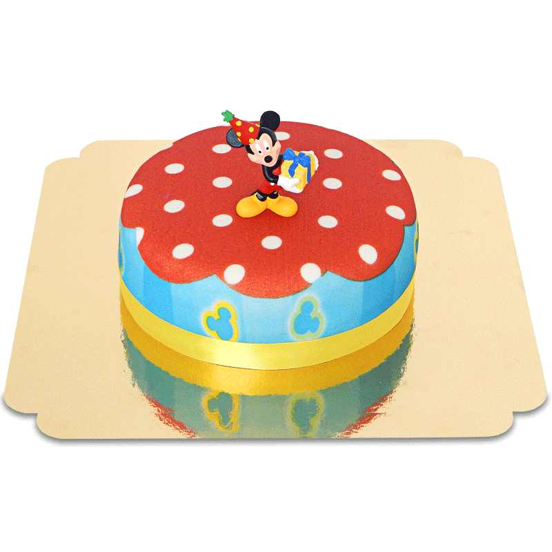 Mickey Mouse® sur son Gâteau de Fête