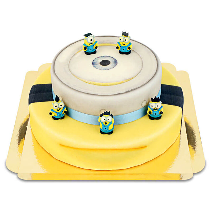 Minions® sur gâteau deux étages