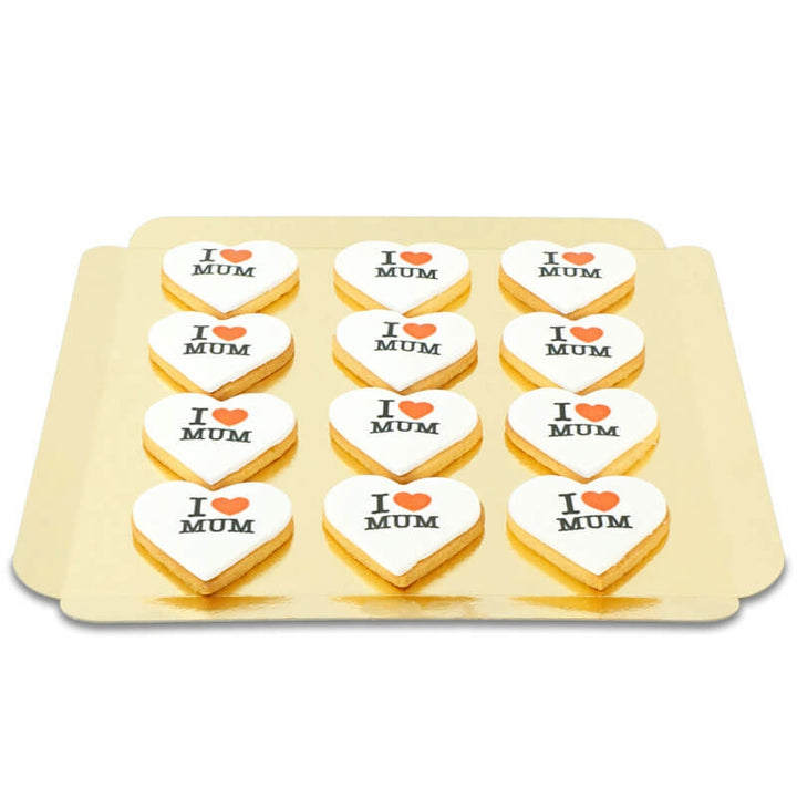 Biscuits "I Love Mum" (12 pièces)