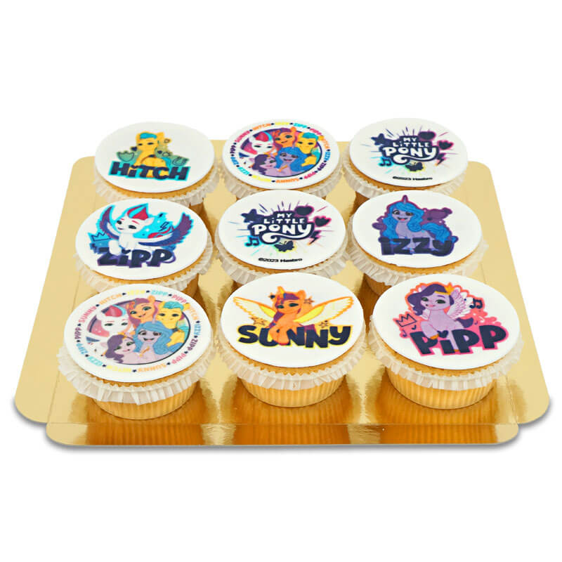 Cupcakes avec prénoms My Little Pony 