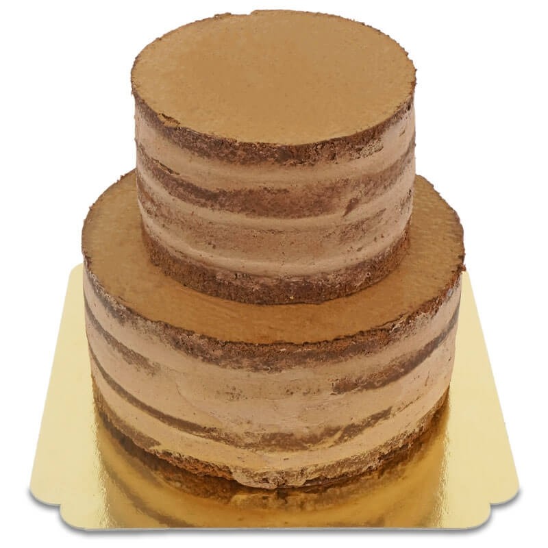 Naked Cake mariage au chocolat