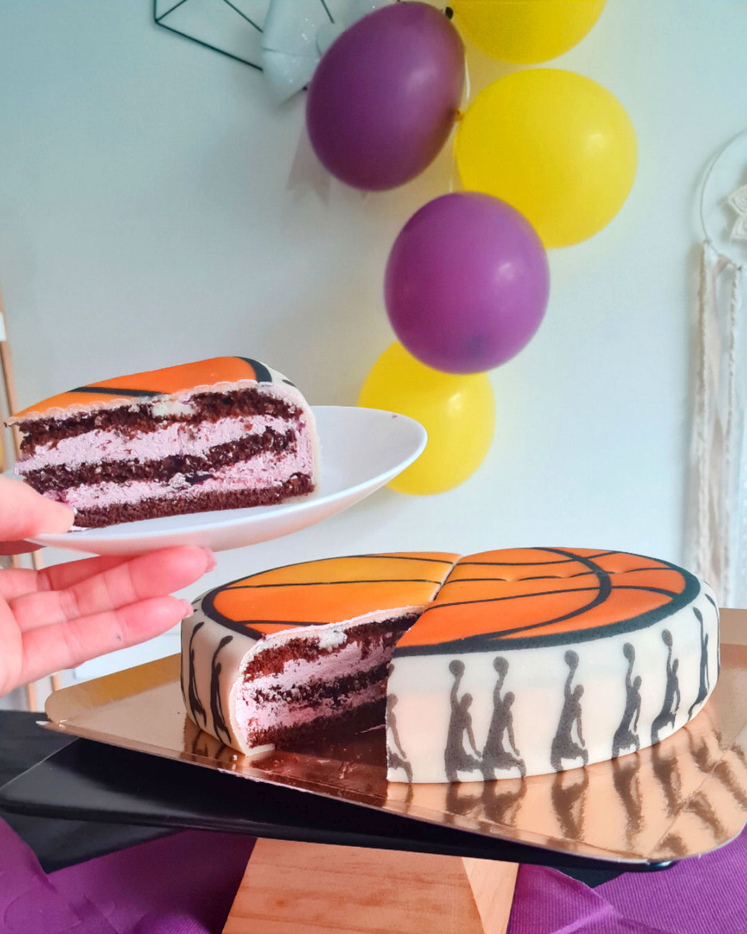 Gâteau Basketball