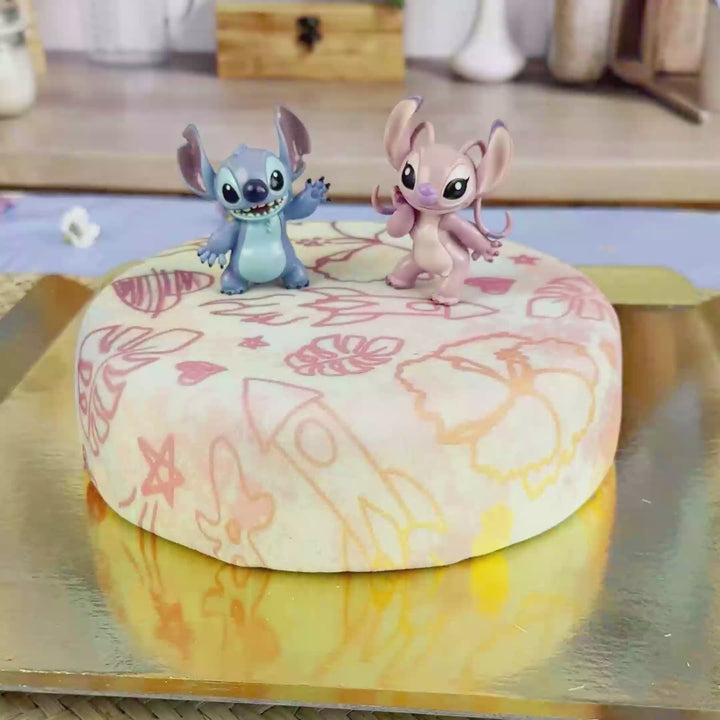 Angel & Stitch® sur gâteau