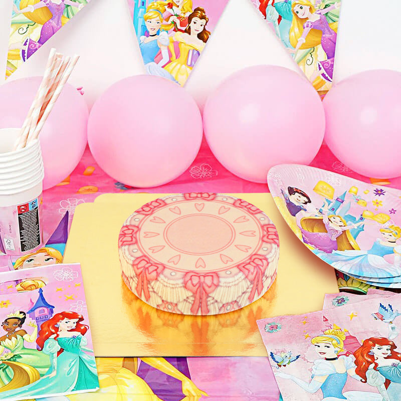 Kit anniversaire "Princesses" (gâteau inclus)