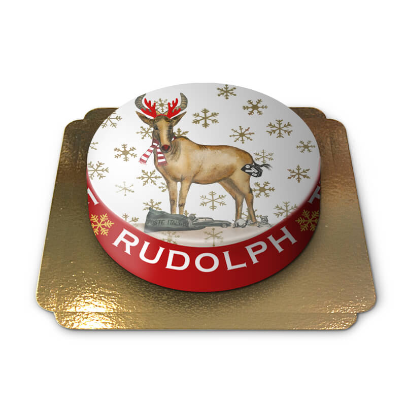 Gâteau Le Renne Rudolphe 