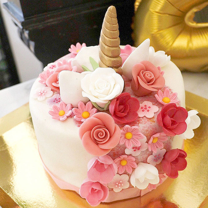 Gâteau Licorne Rose