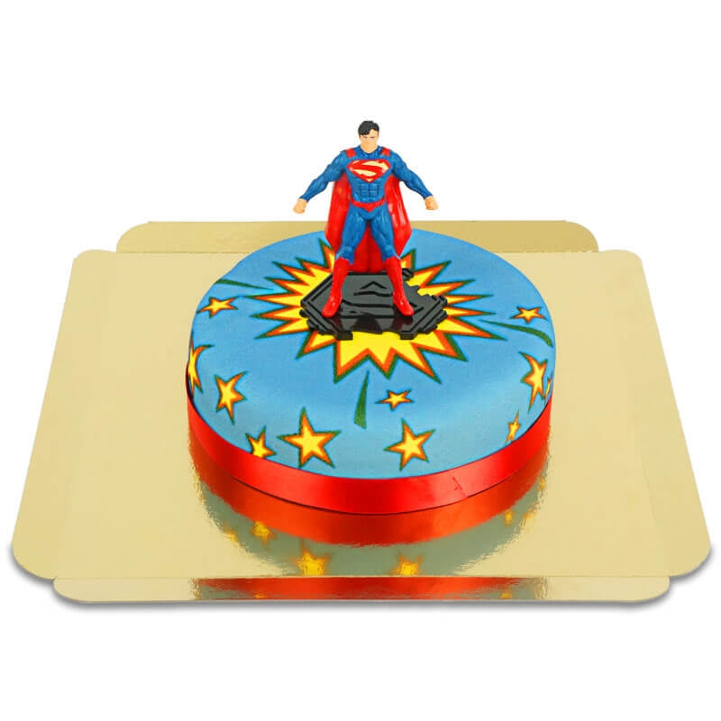 Superman® sur Gâteau Super-Héros 