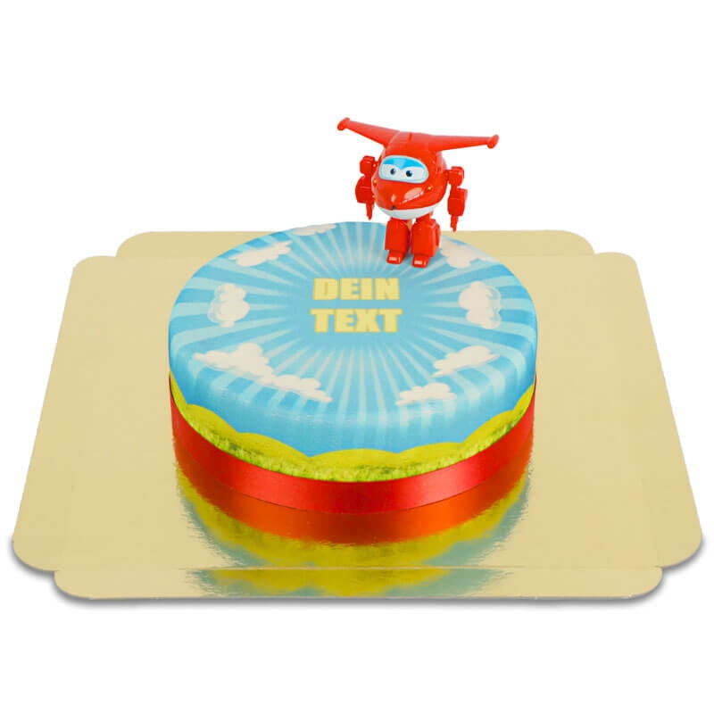 Jett de Superwings® sur gâteau nuages