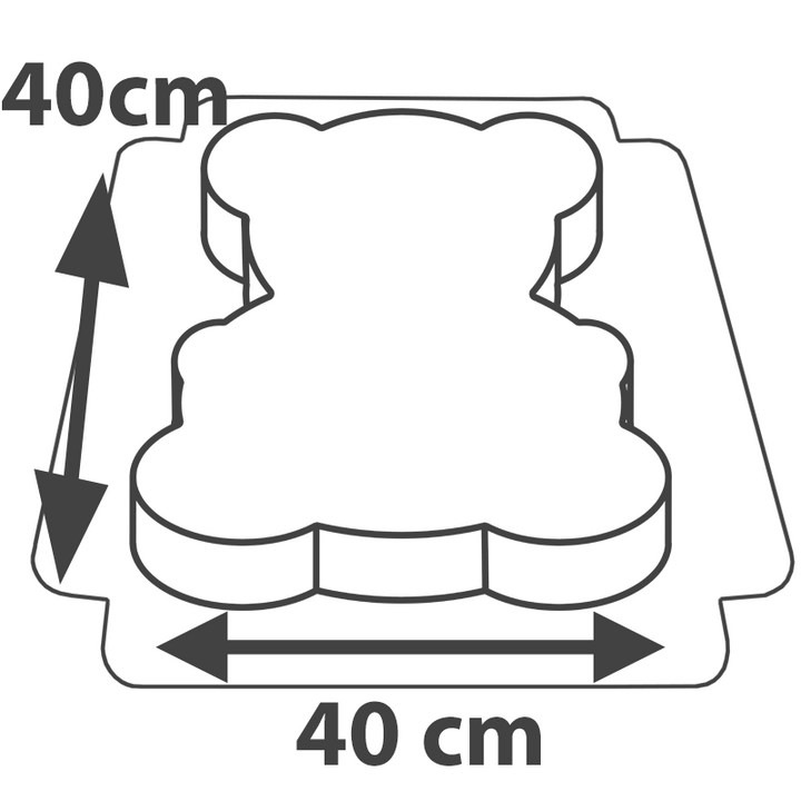 Gâteau ourson coeur