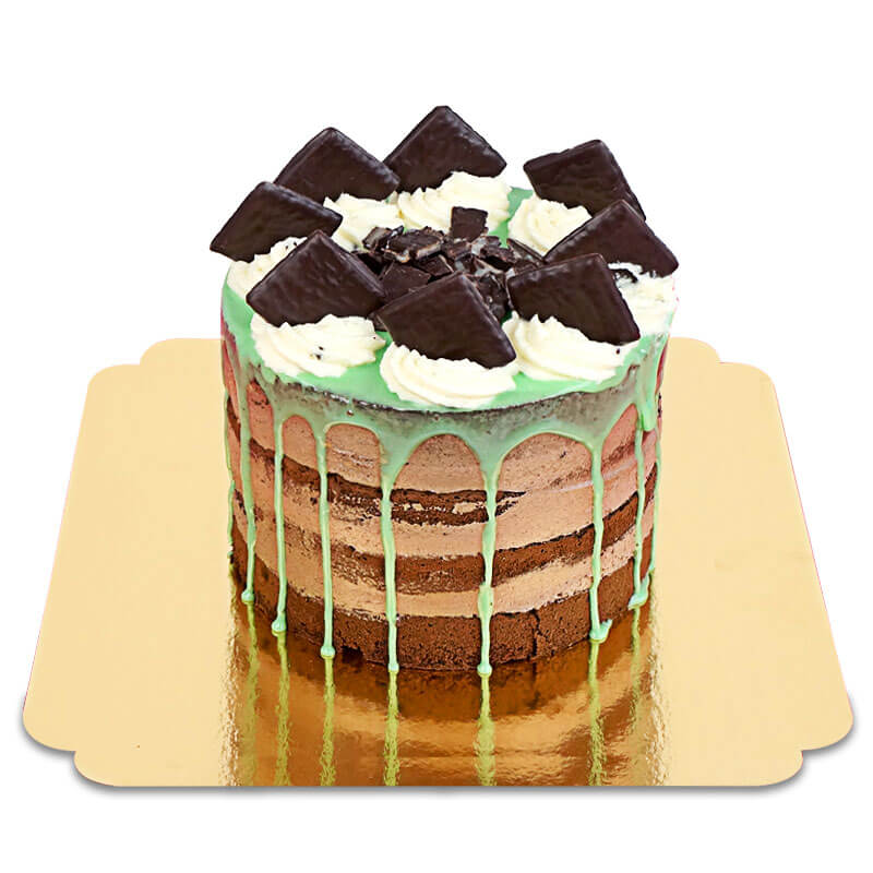 Gâteau avec carrés After Eight®