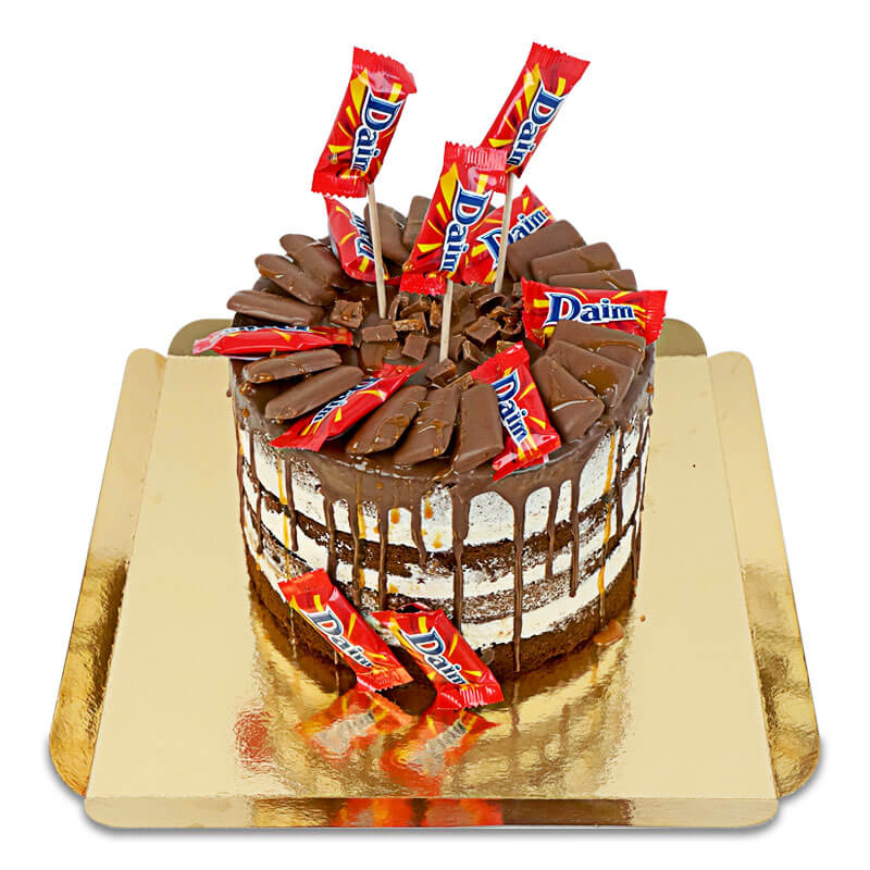 Gâteau avec chocolats Daim®