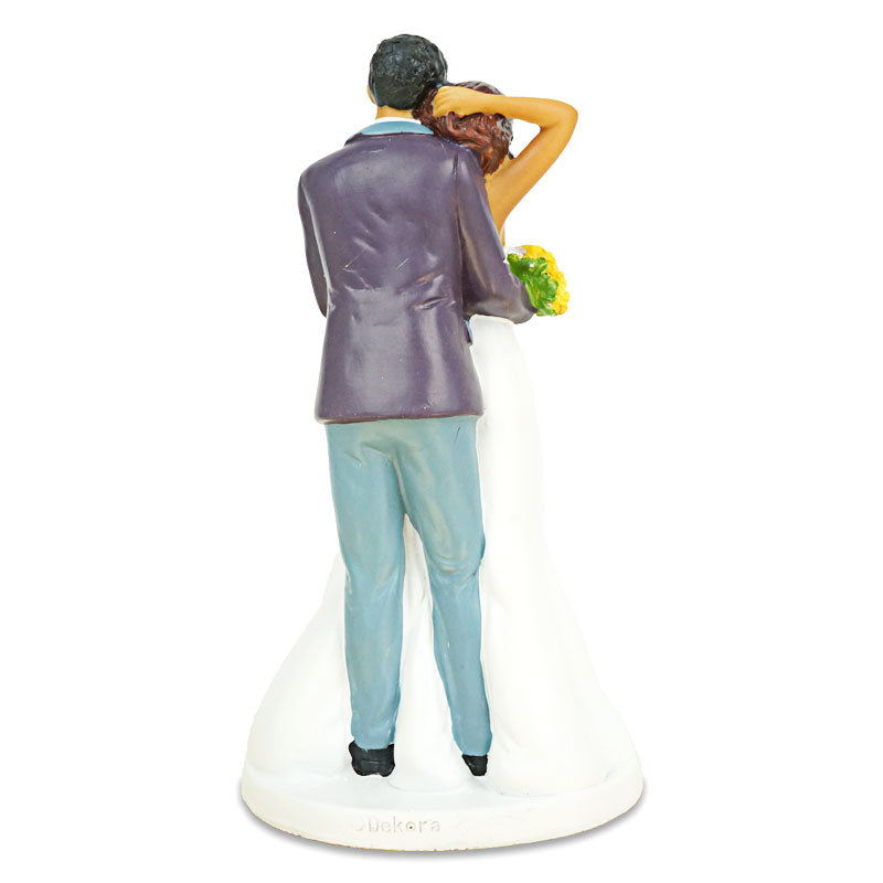 Figurine couple de mariés amoureux 