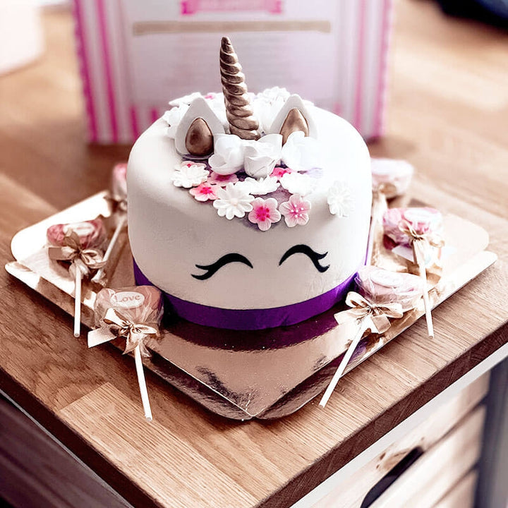 Gâteau Licorne Violette